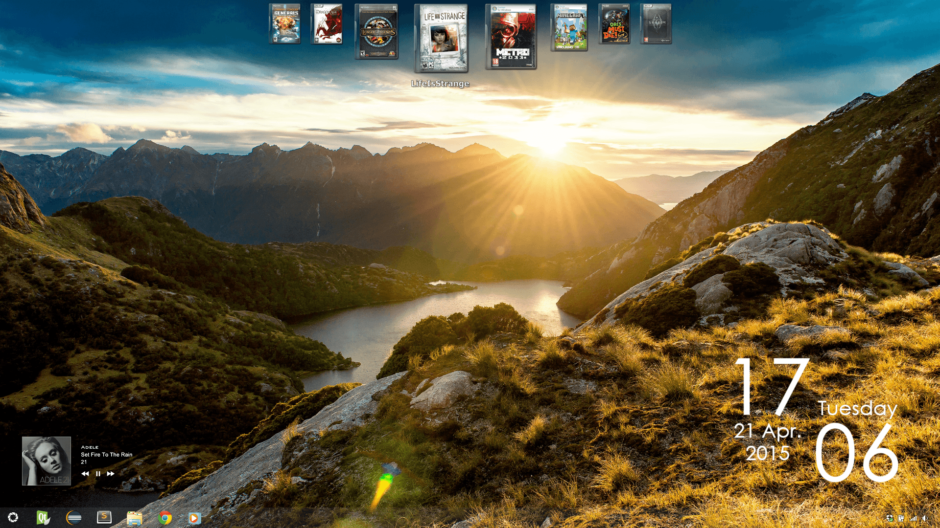 Windows 7 Customiser Son Bureau Theme Widgets Fond D Ecran