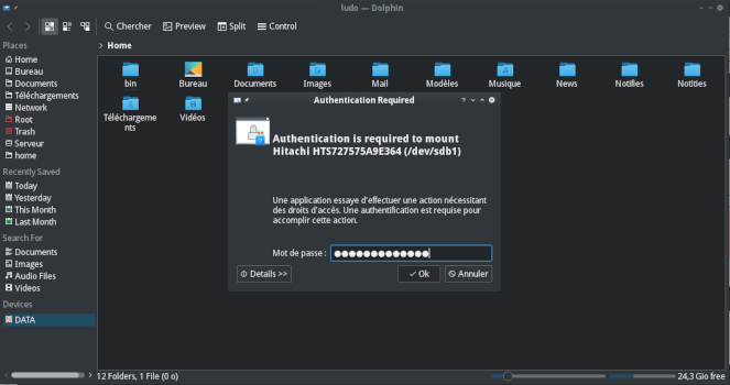 Linux filemanager dolphin